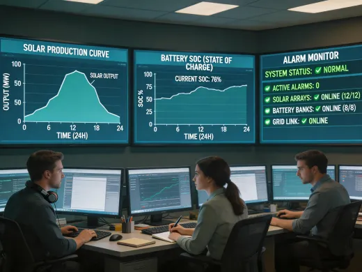 Monitoring operations dashboard room